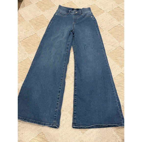 Rewash Pants - Rewash Brand Jeans Womens S Denim Wide Leg Boho Retro Stretchy